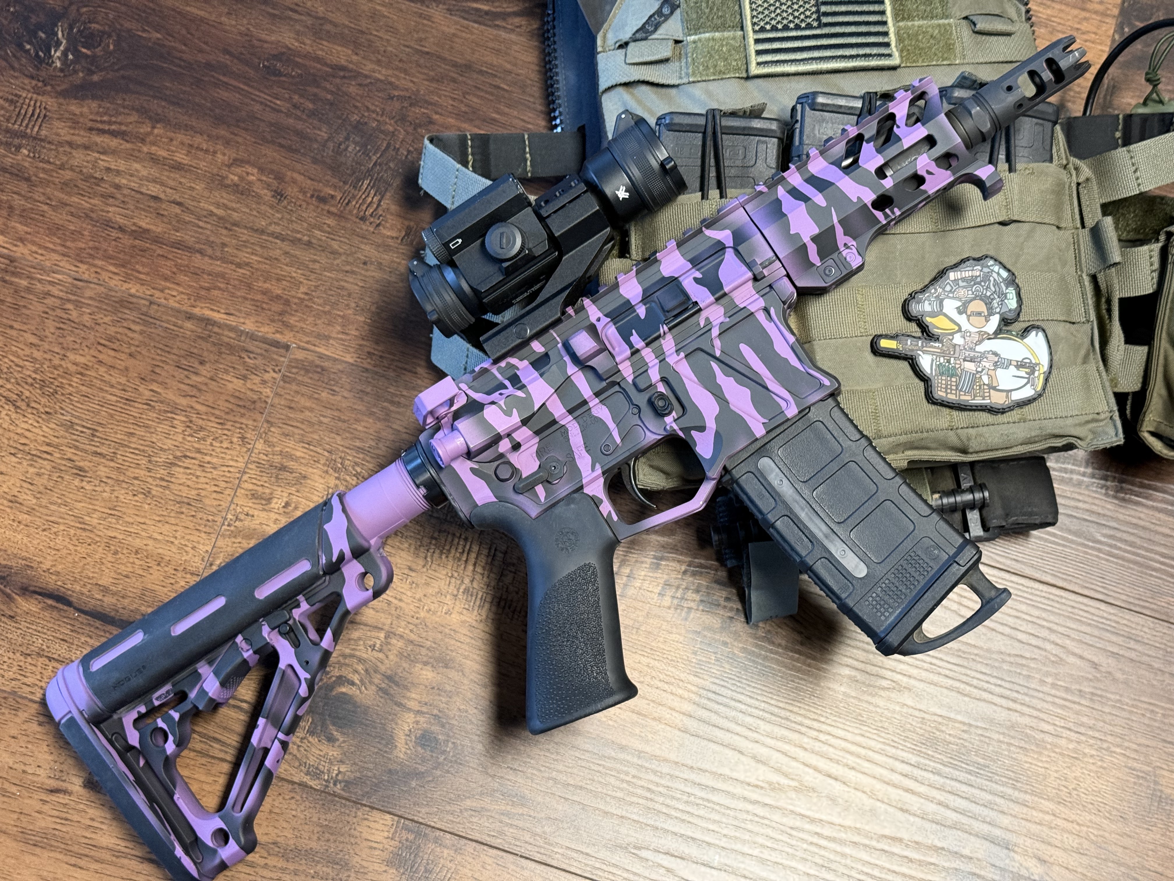 Purple Tiger Stripe Cerakote 1