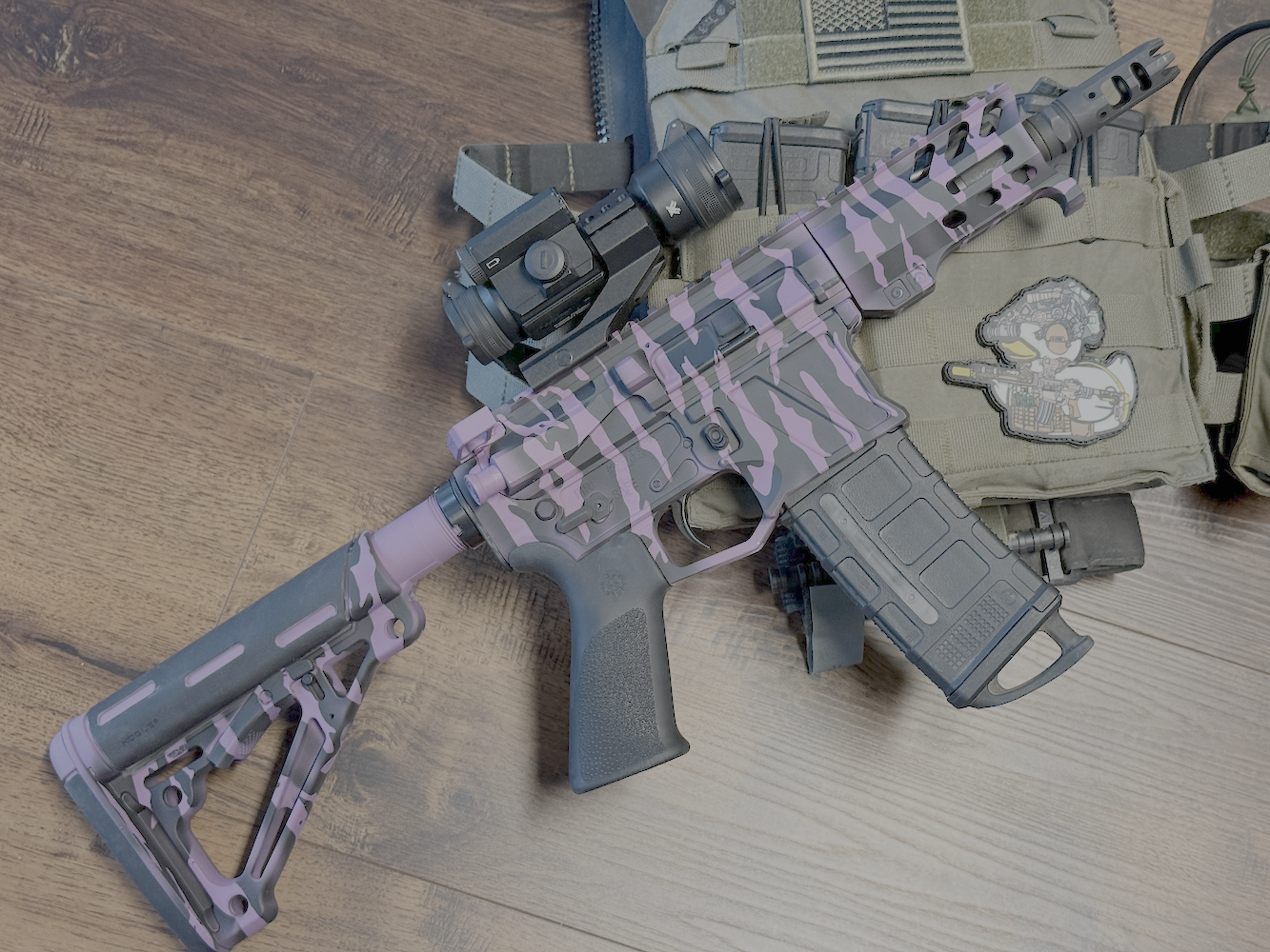 Purple Tiger Stripe Cerakote 1